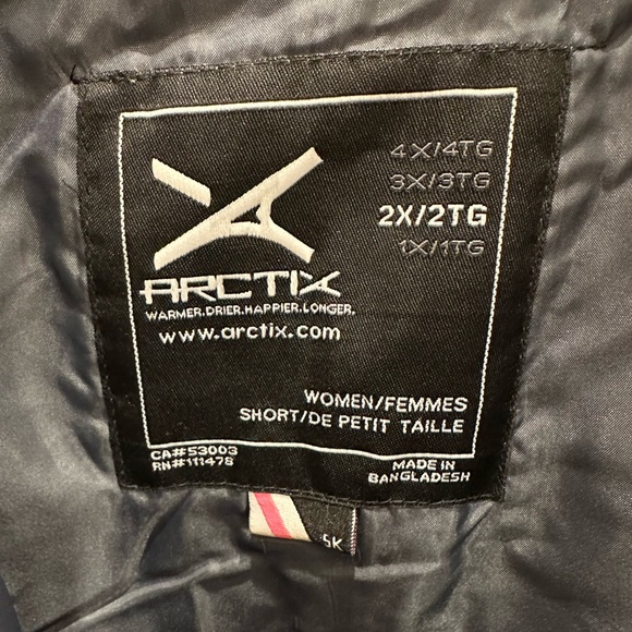 Arctix plus size 2x Short length snow ski pants bibs - Picture 8 of 10